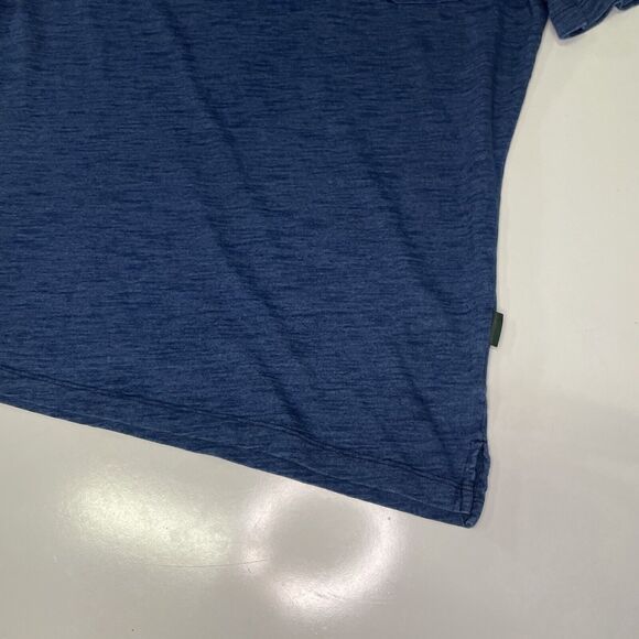 AG Adriano Goldschmied Green Label Premium Polo Shirt Blue Size S - Picture 3 of 8